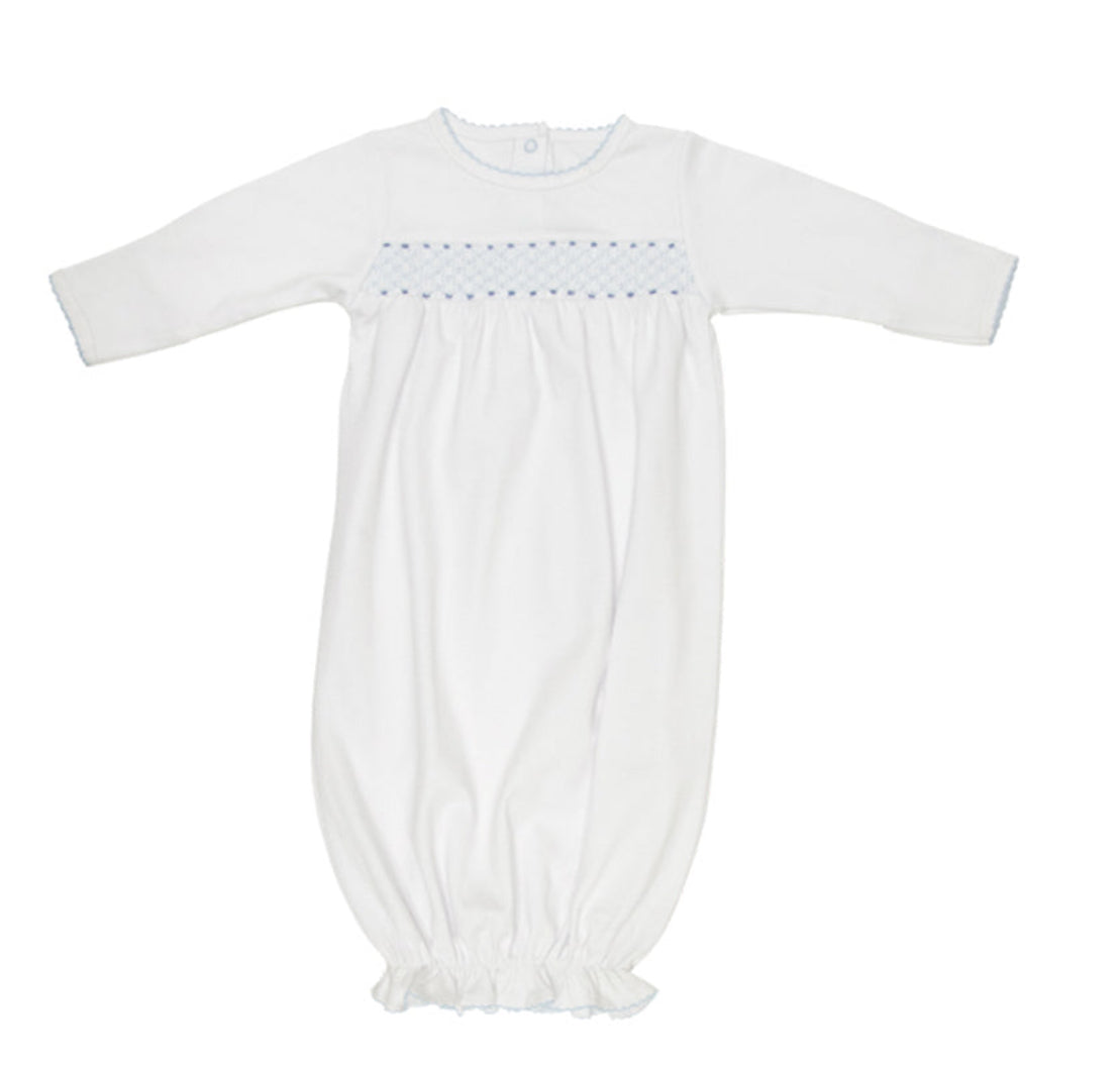 Sweetly Smocked Greeting Gown