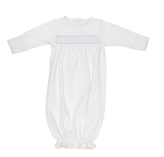 Sweetly Smocked Greeting Gown