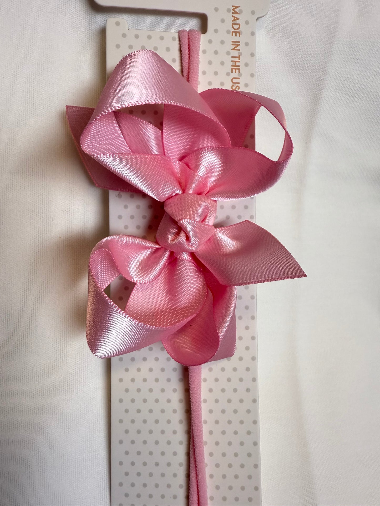 Betty’s Satin Headband Bow Med