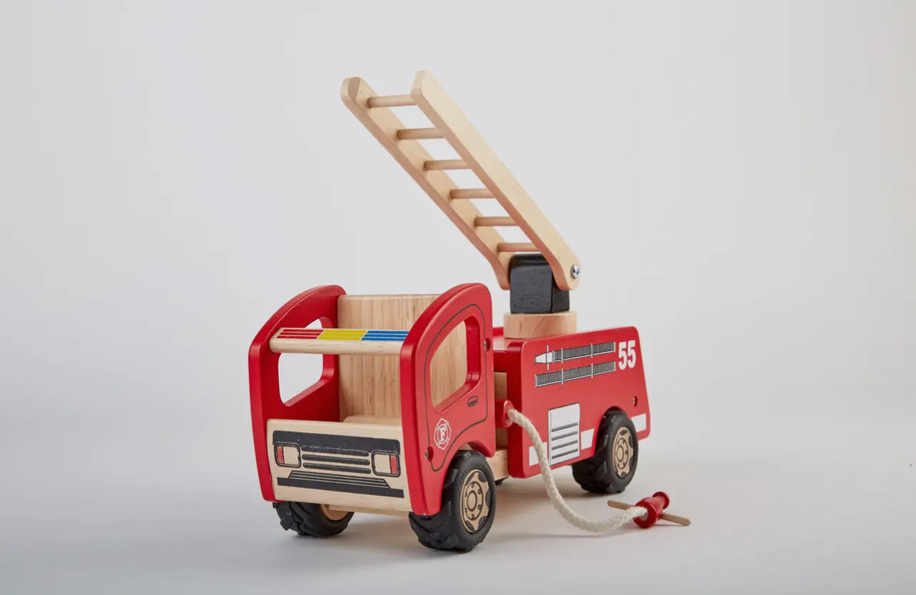 Fire Engine 11.5" Wooden