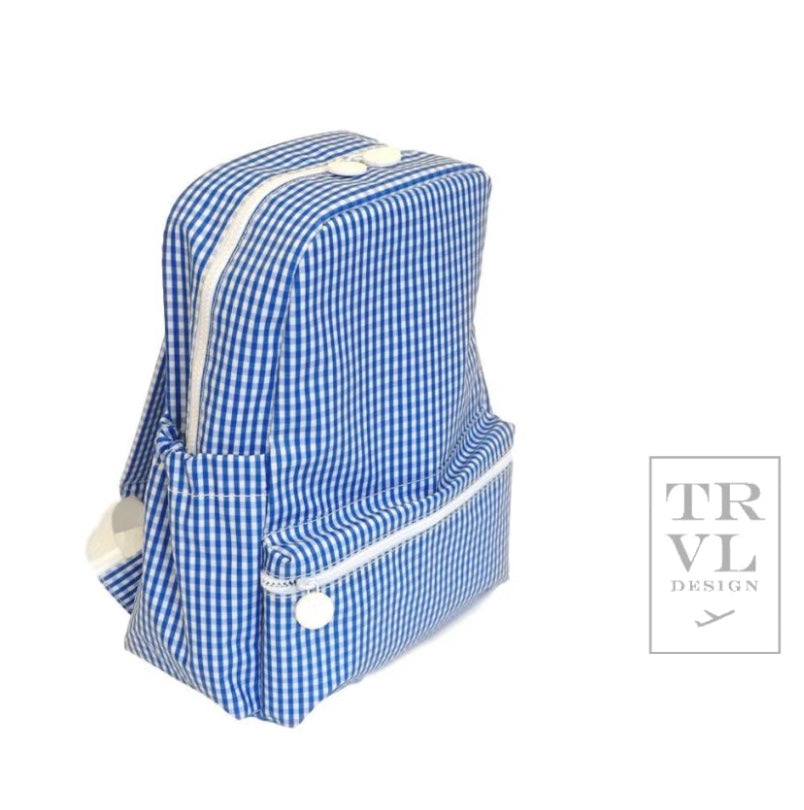 TRVL Royal Blue Gingham