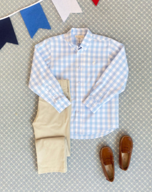 Dean’s List Blue Gingham Shirt