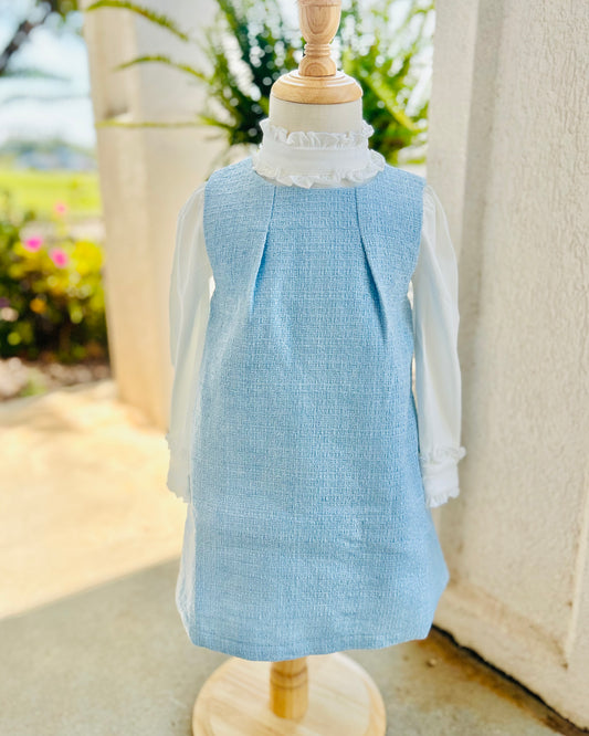 Jackie’s Blue Tweed Dress