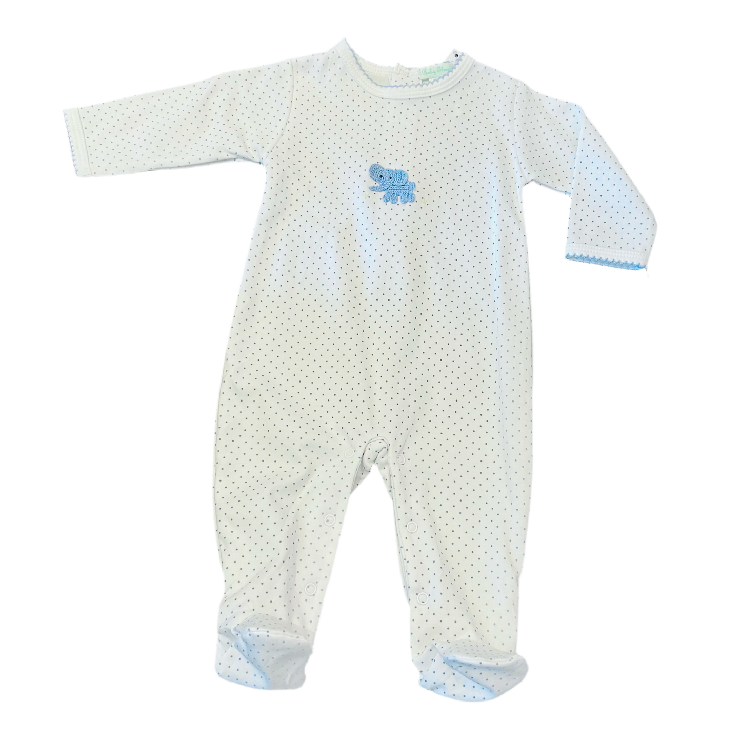 Eli Elephant Blue Dots