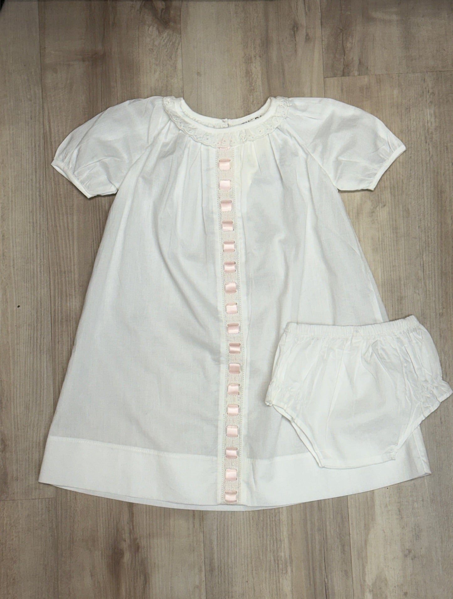 Baby Brantley Pink Ribbon Gown