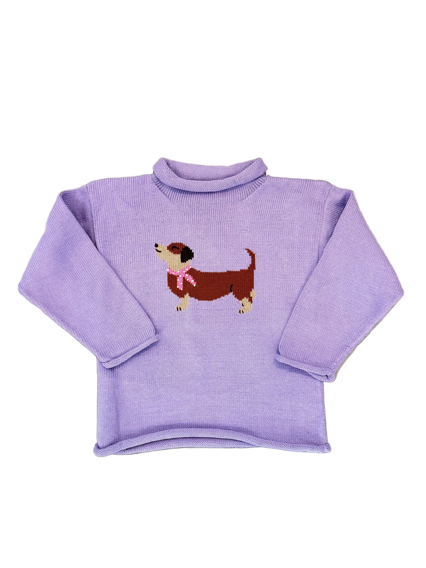 Lavender Dachshund Sweater