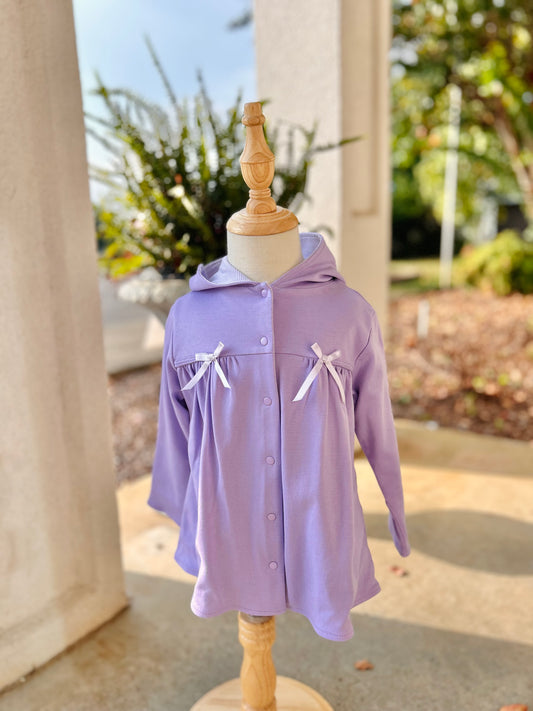 Squiggles Lavender Reversible Jacket