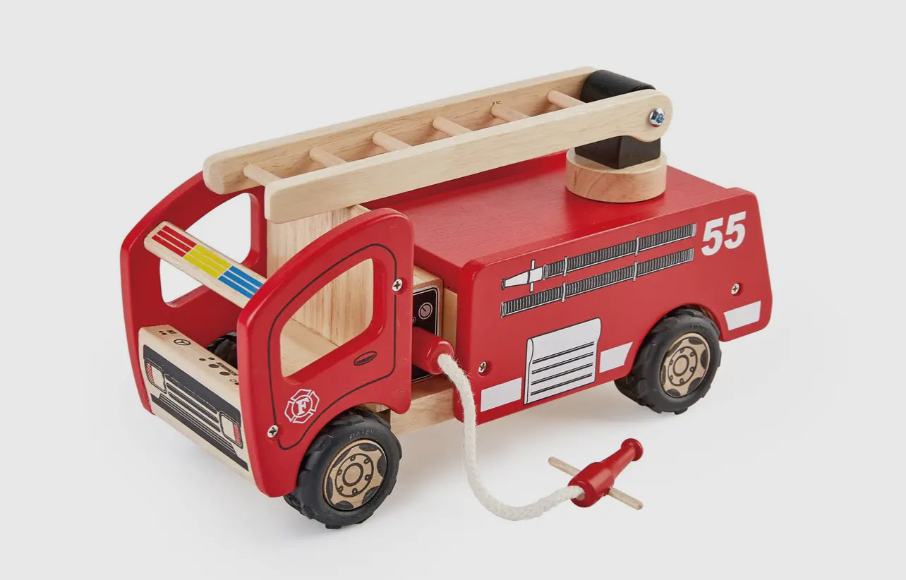 Fire Engine 11.5" Wooden