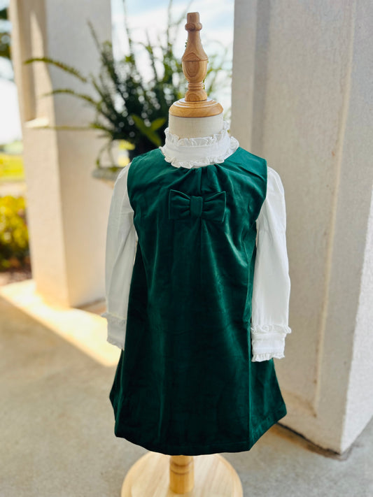 Scarlett’s Green Velvet Dress