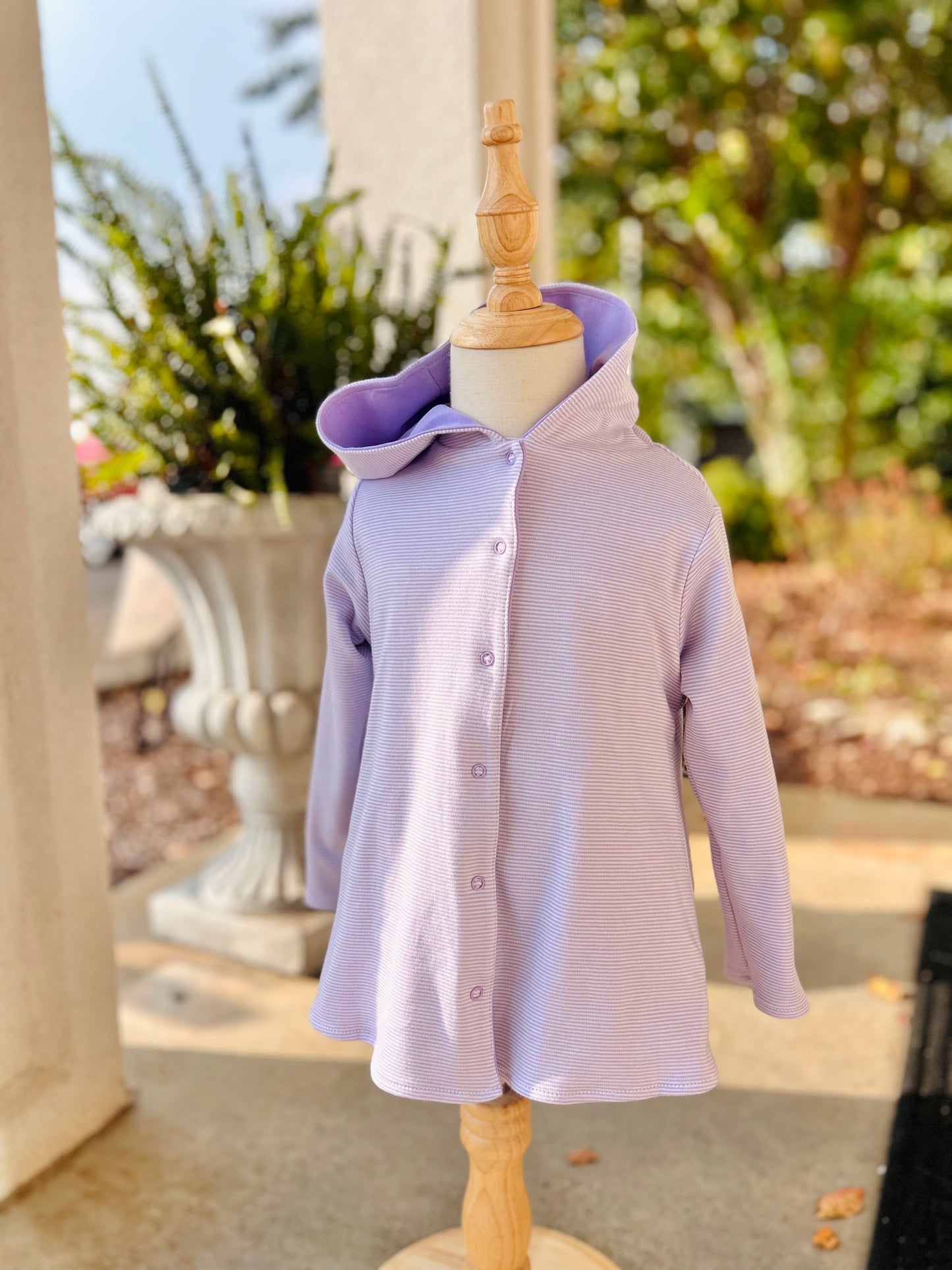 Squiggles Lavender Reversible Jacket
