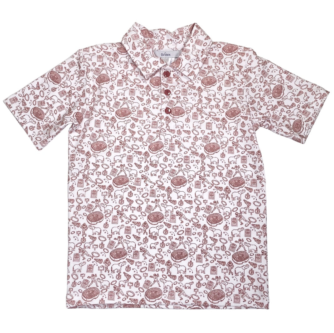 Football Polo Crimson