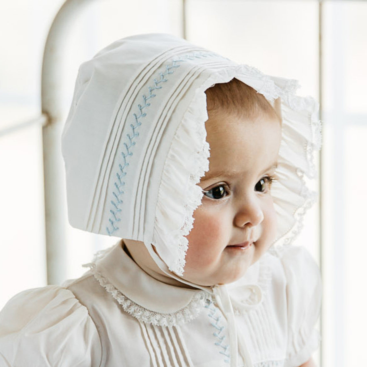 Vintage Smocked Bonnet 2155