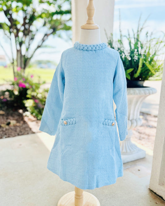 Jackie’s Blue Braided Dress