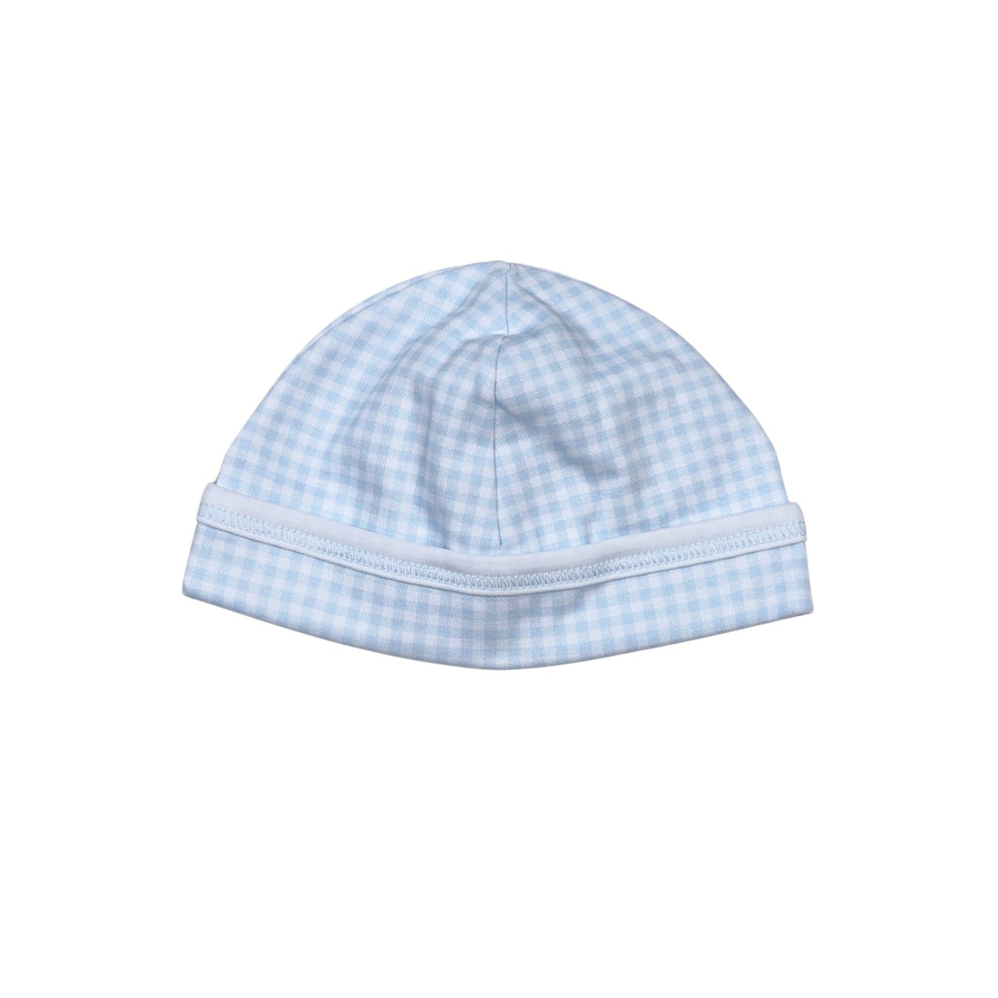 Brad's Blue Gingham Gown & Hat