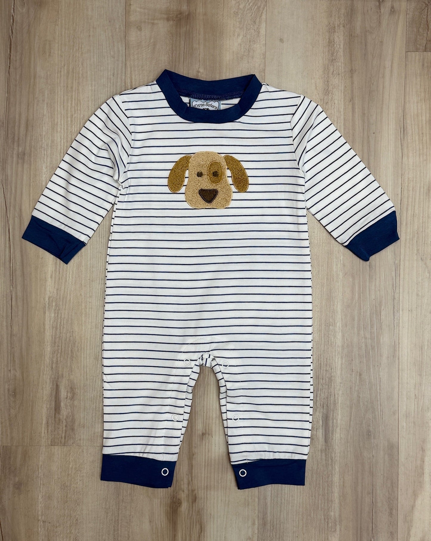 Puppy Applique Boys Romper