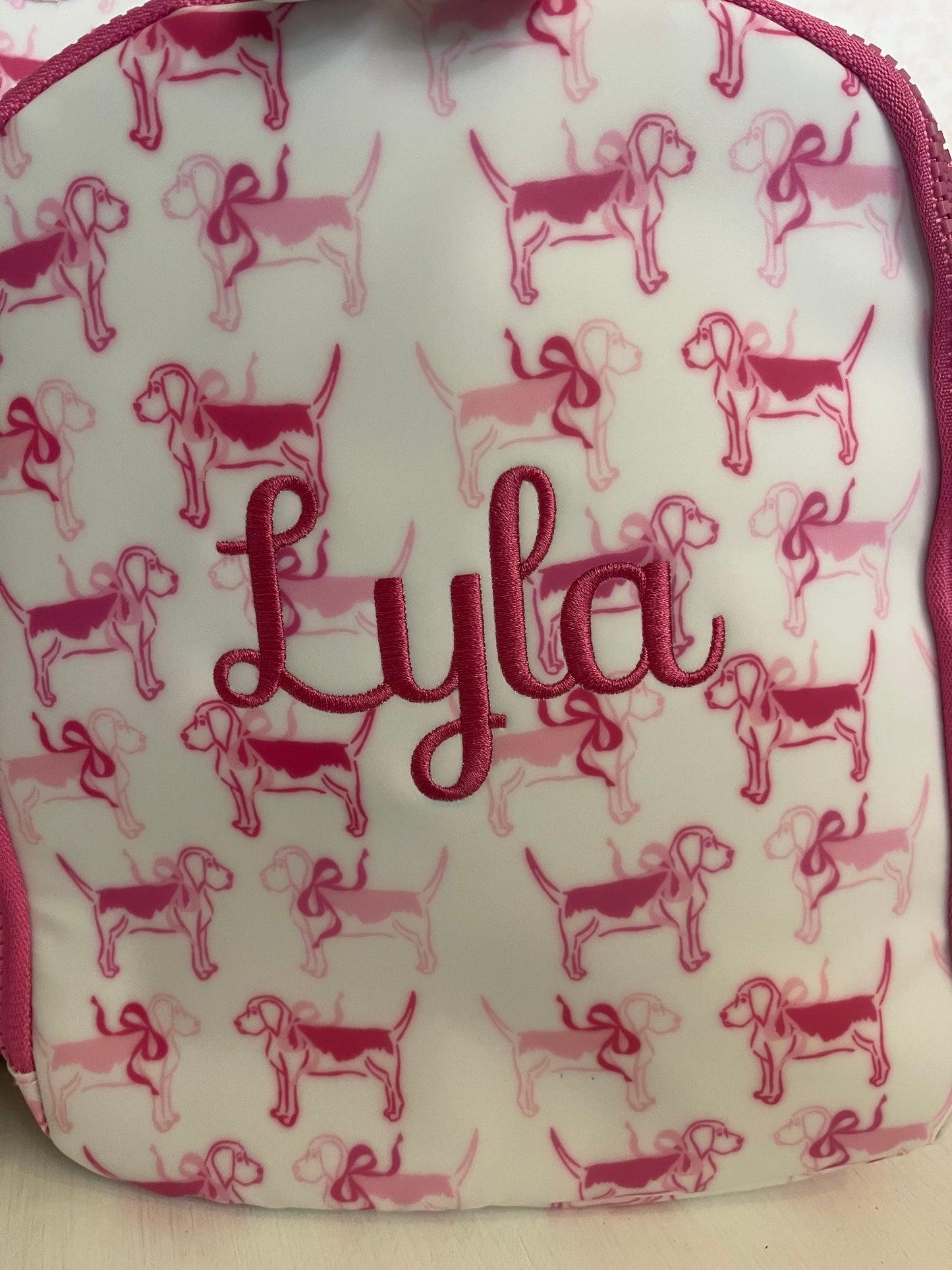 TRVL Pink Puppy Lunchbox