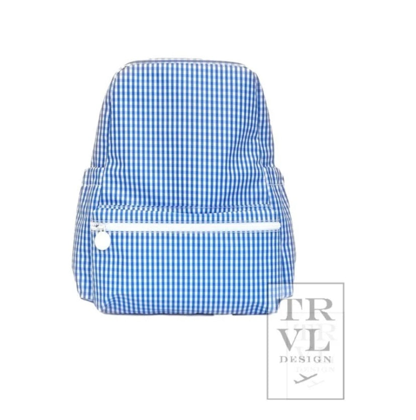 TRVL Royal Blue Gingham