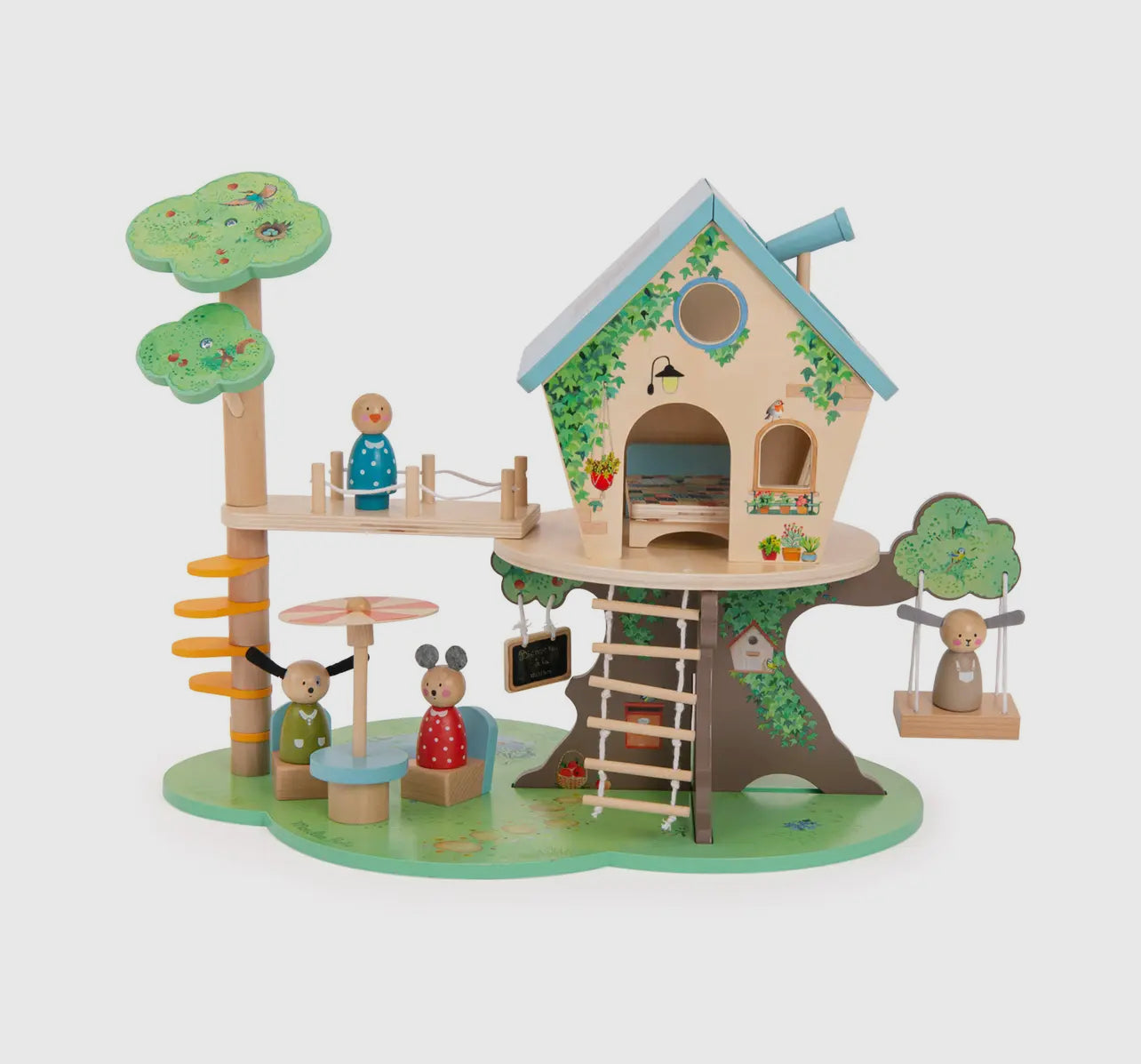 Wooden Characters - the Big Family