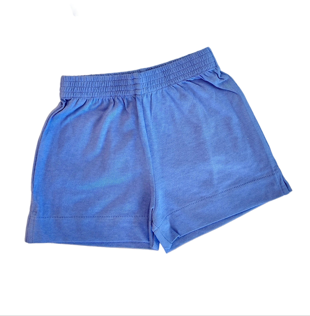 Blue Jersey Knit Shorts