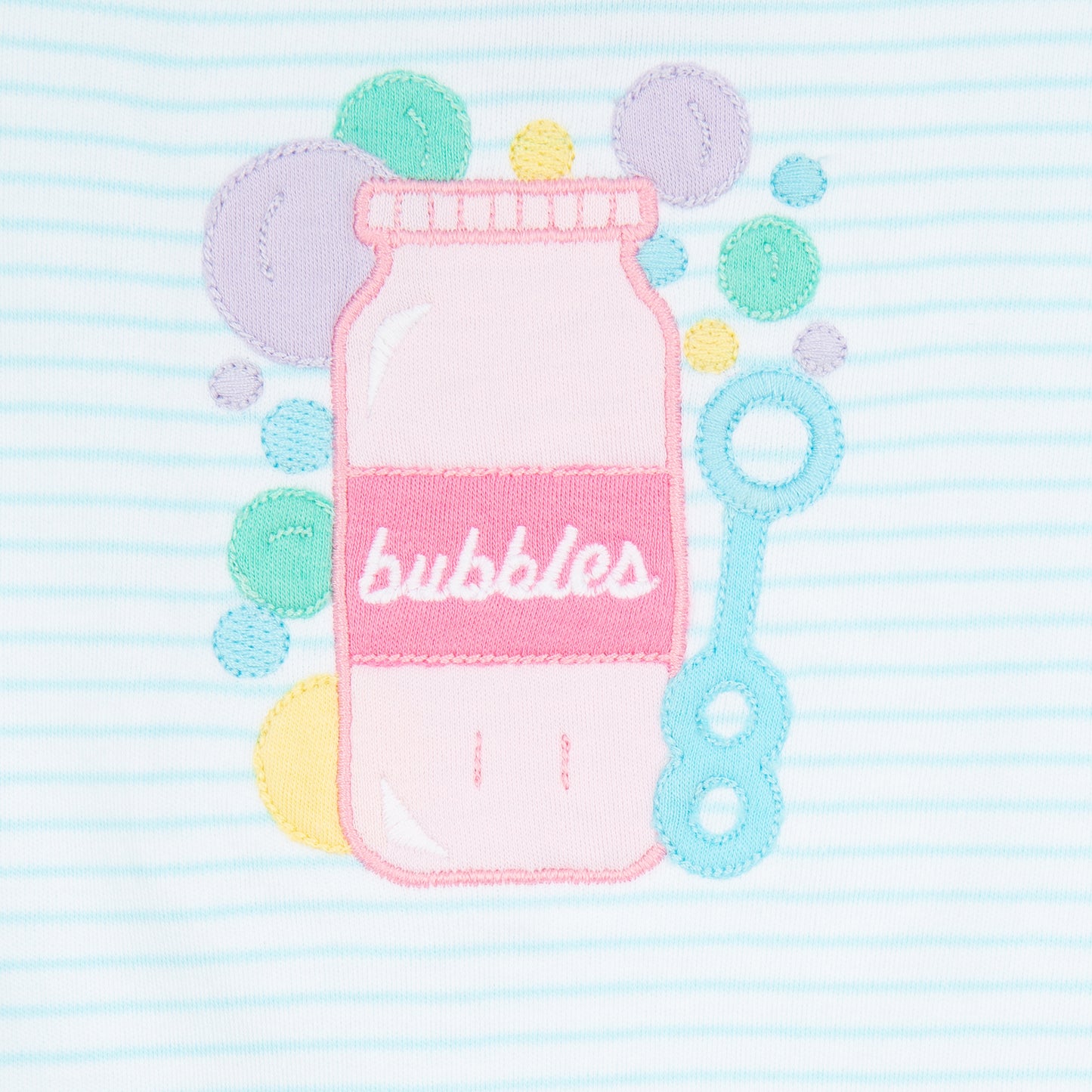 Sweet Bubbles Appliqué Pajamas