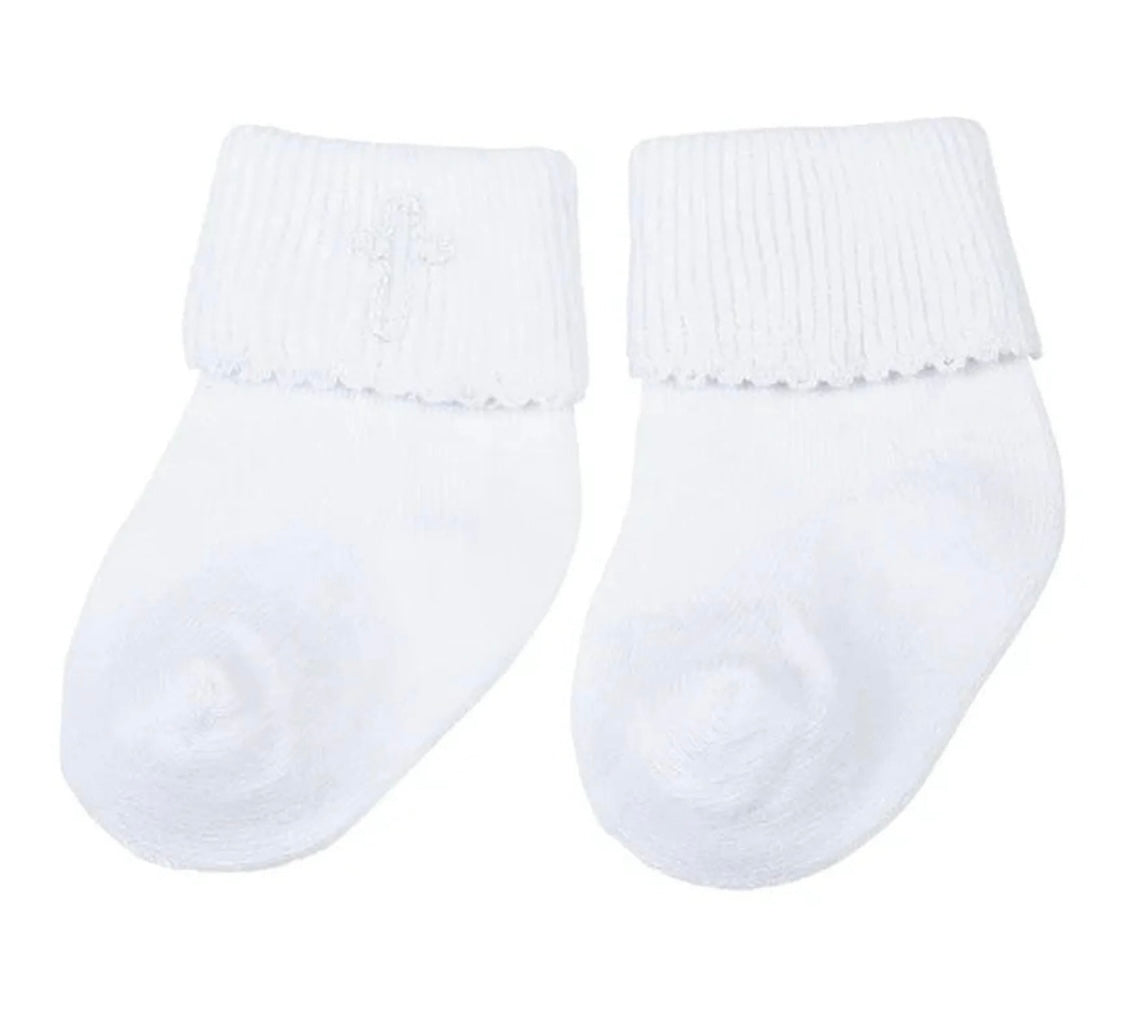 Blessed Embroidered Socks