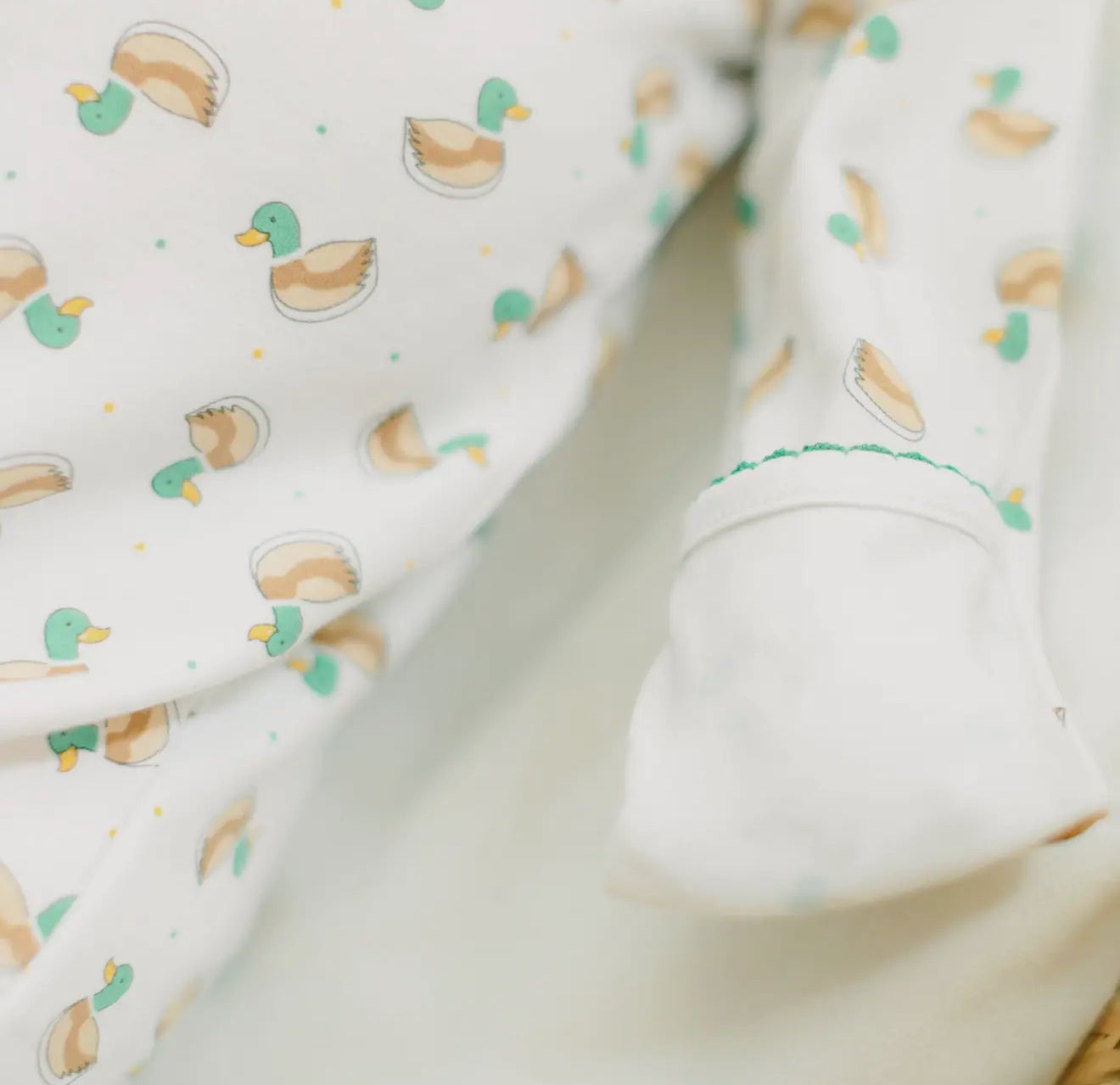 Jeb’s Mini Mallard Print Footie