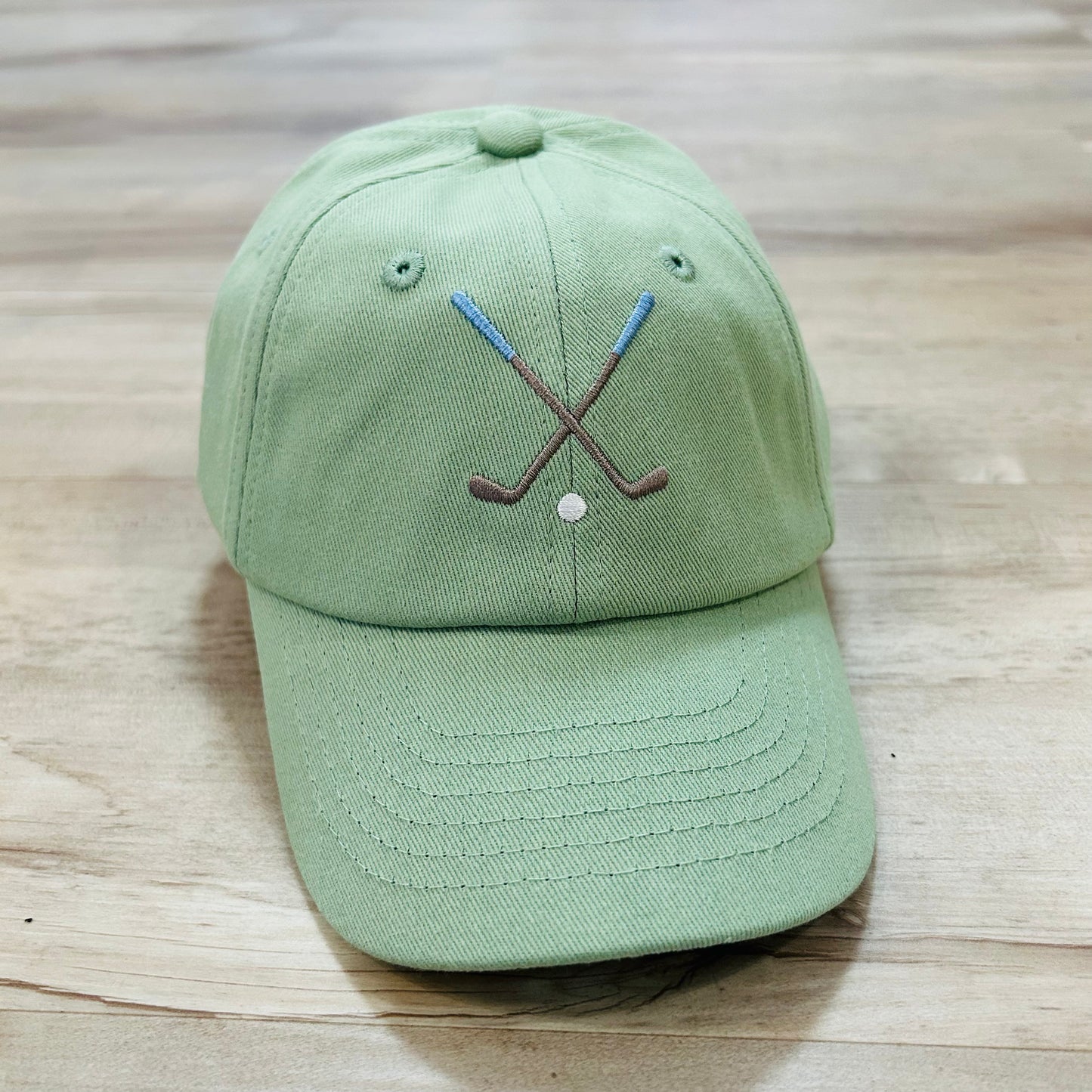 Green Golf Clubs Hat