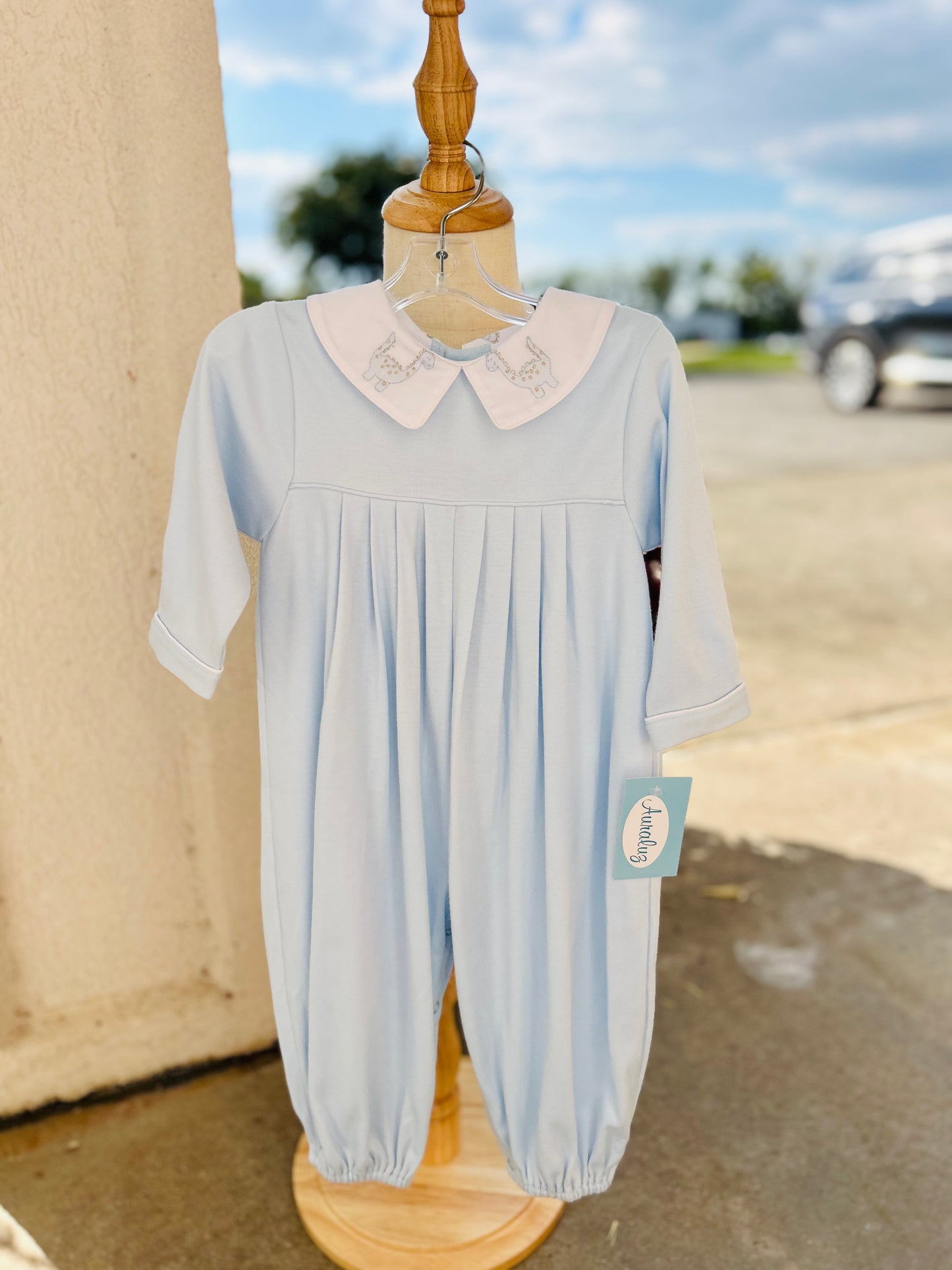 Dino Dan Knit Romper