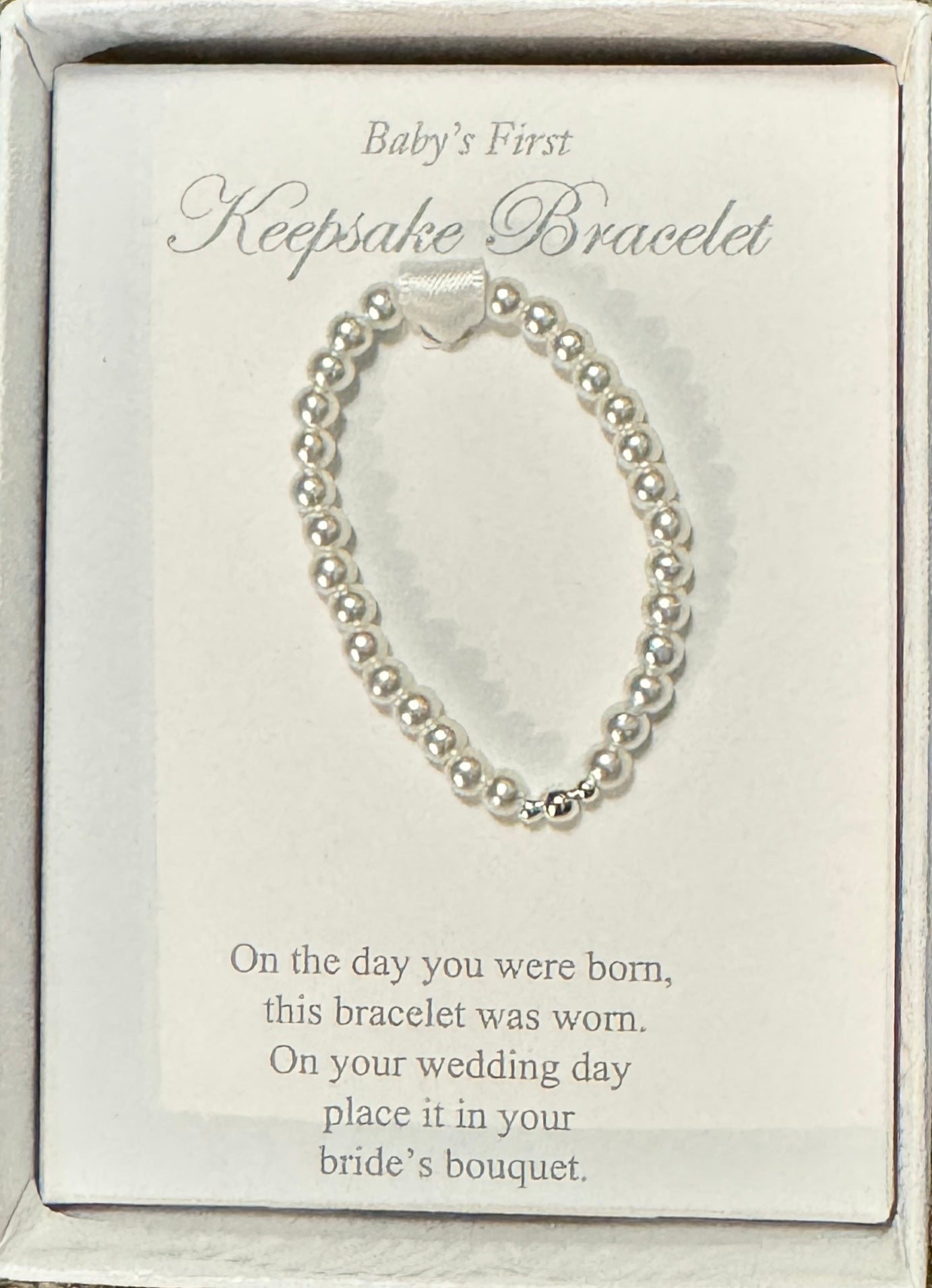Infant To Bride Sterling Keepsake Bracelet