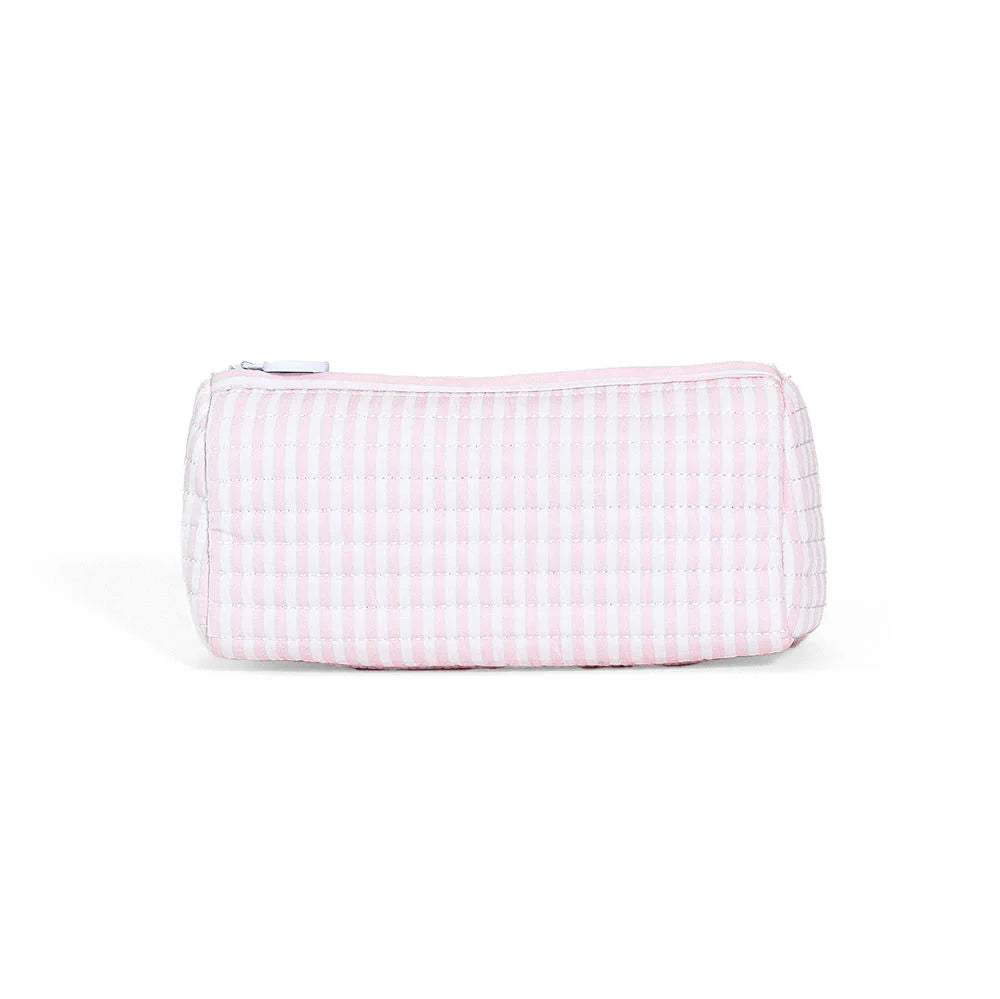 TRVl Pimlico Stripe Quilted Pochette Bag PNK