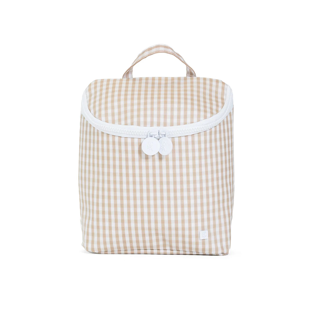 TRVL Tan Gingham Take Away Lunch