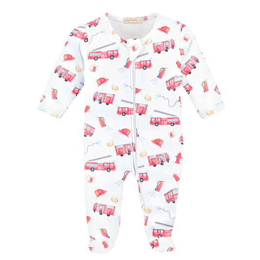 Fire Trucks Romper