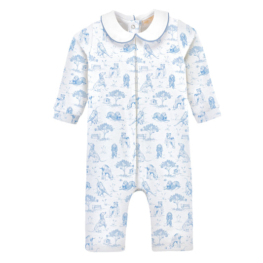 Barking Bliss Blue Playsuit