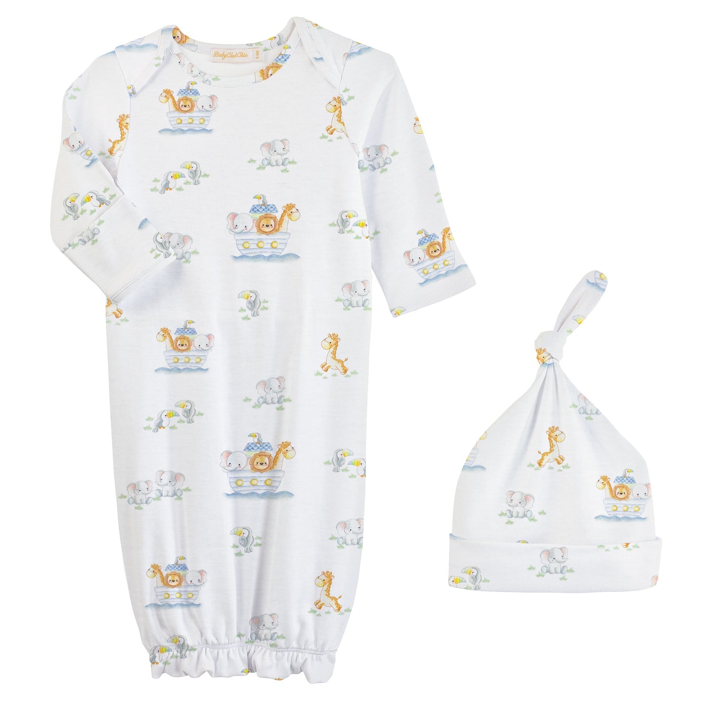 Noah’s Ark Gown & Hat Set Blue