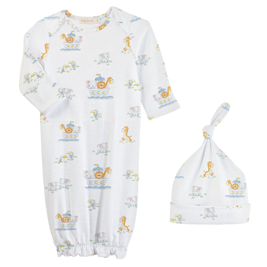 Noah’s Ark Gown & Hat Set Blue