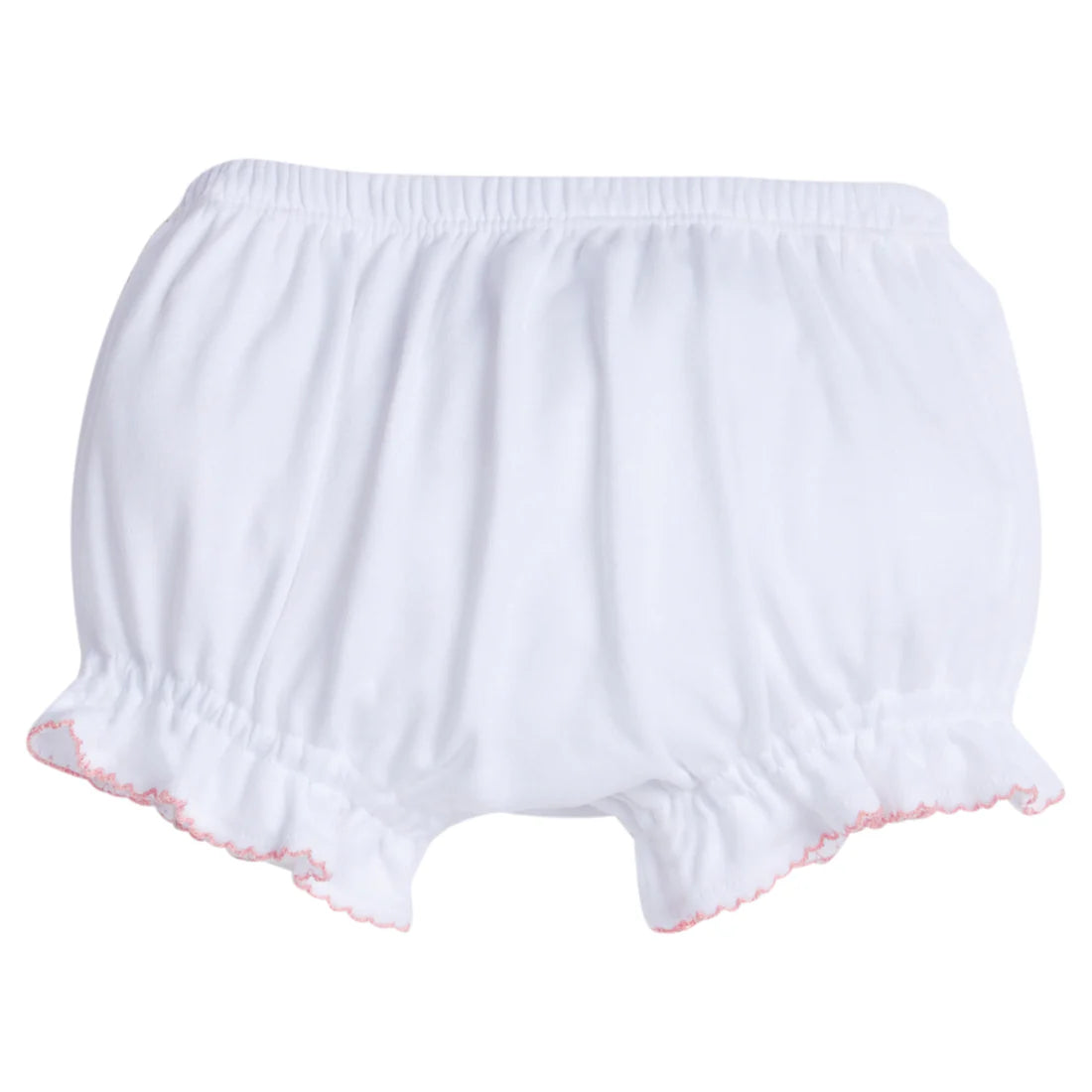 Knit Diaper Cover - WHT/PNK