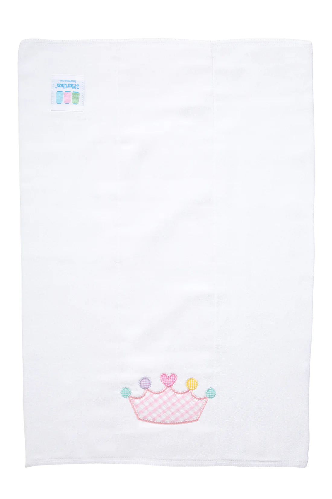 Princess Crown Burp Cloth