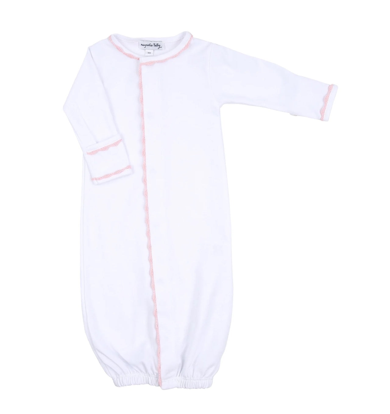Baby Joy Converter Gown - Pink Trim