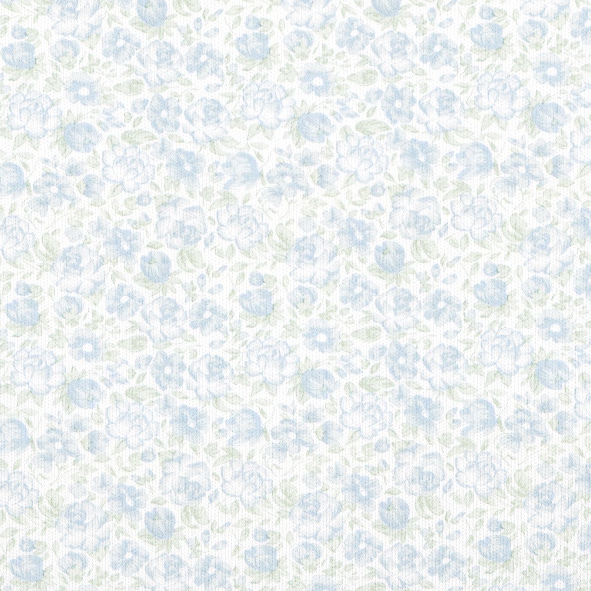 Elegant Blue Floral Footie