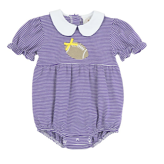 Game Day Purple Stripe Bubble