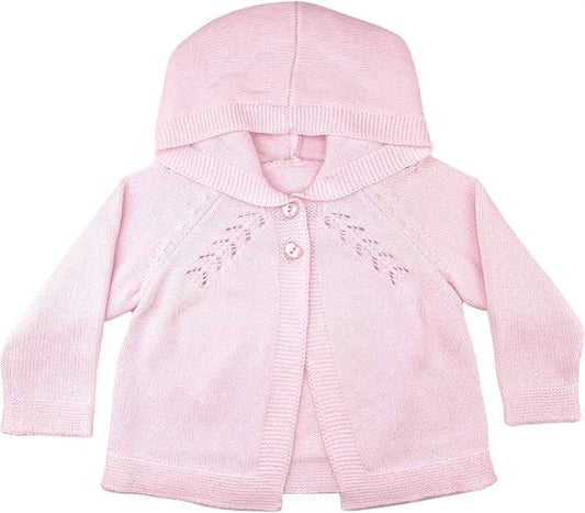 Zubels Hooded Pink Sweater