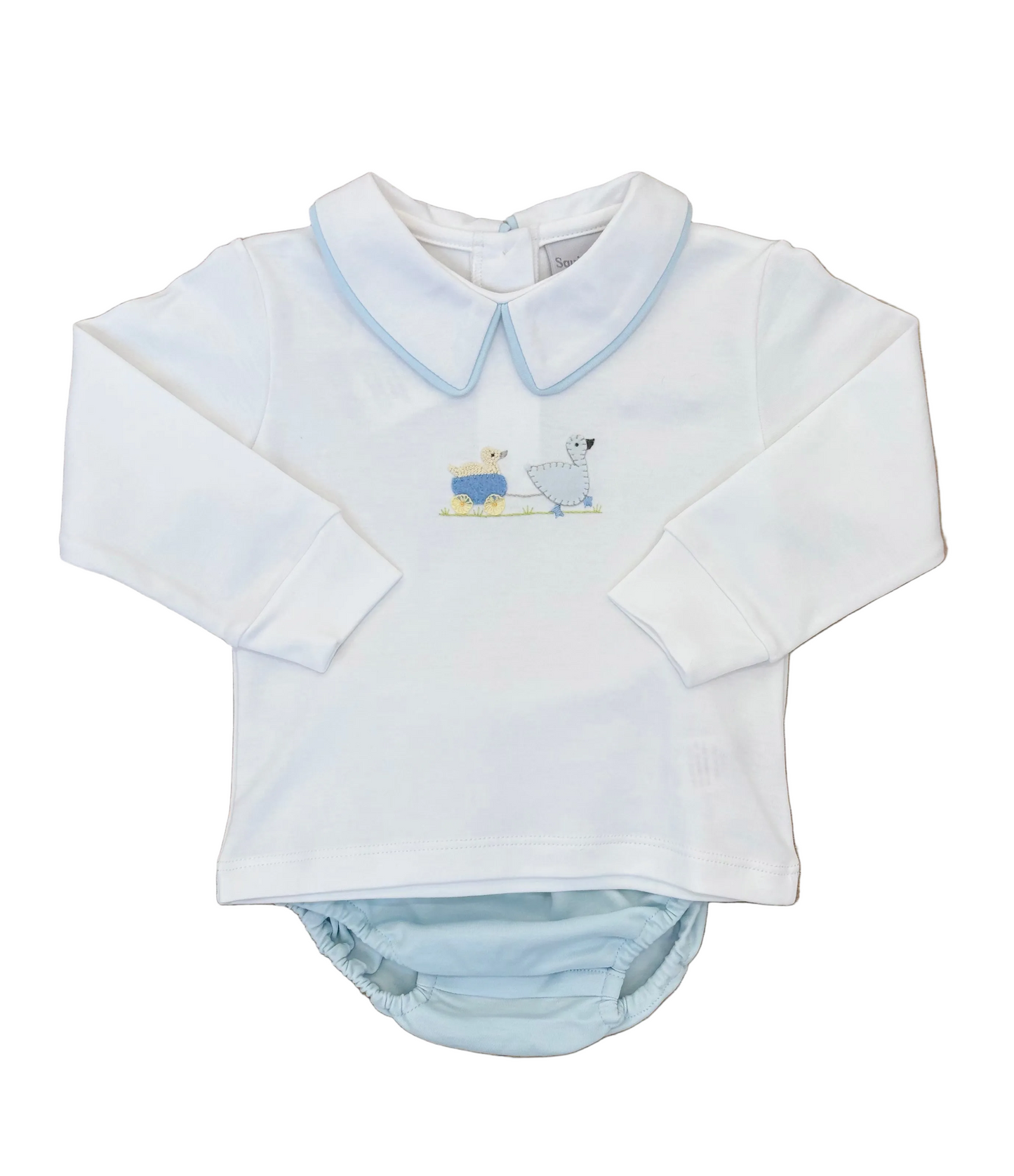 Little Duckling Blue Diaper Set