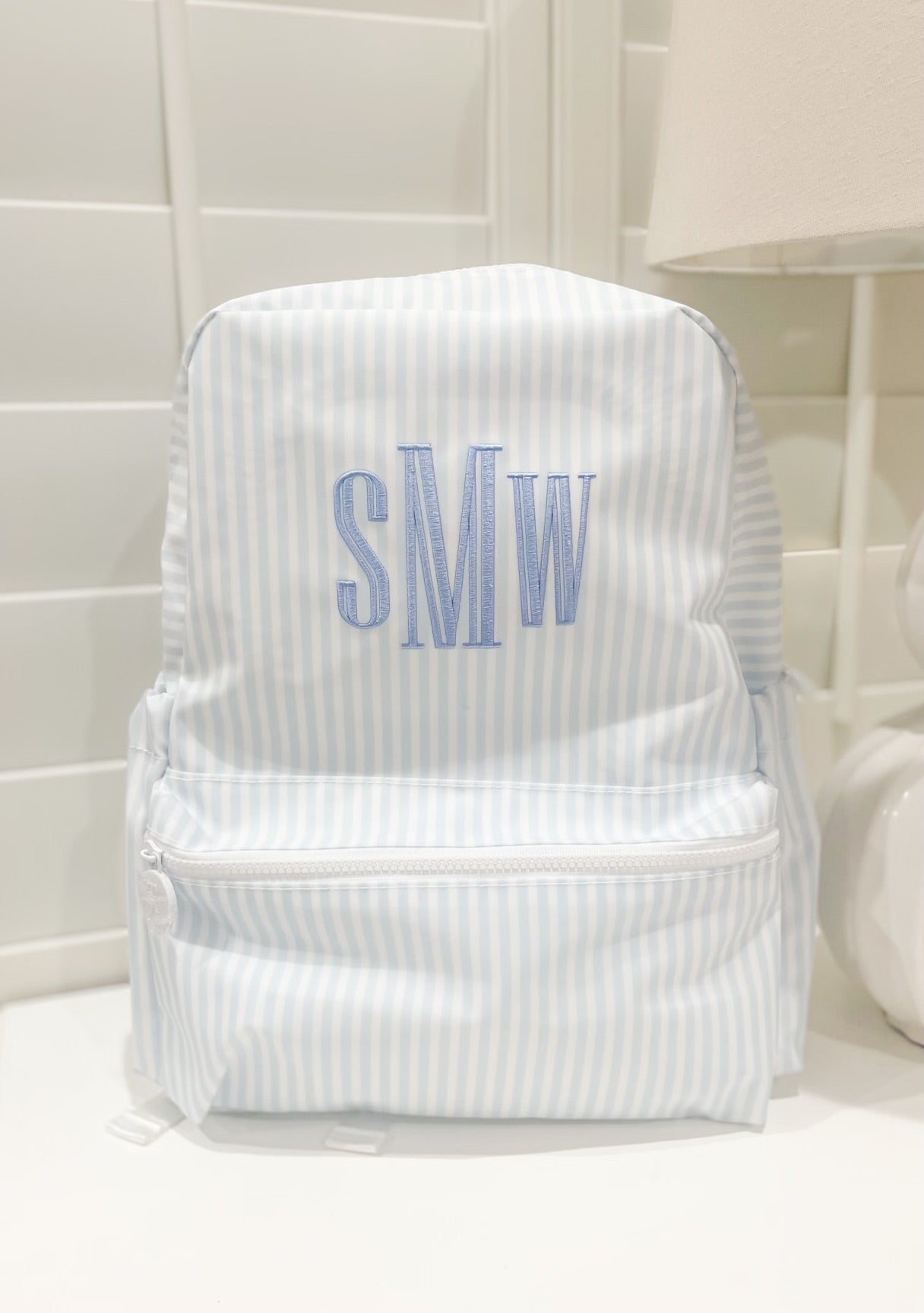 TRVL Pimlico Stripe Backpack - Blue