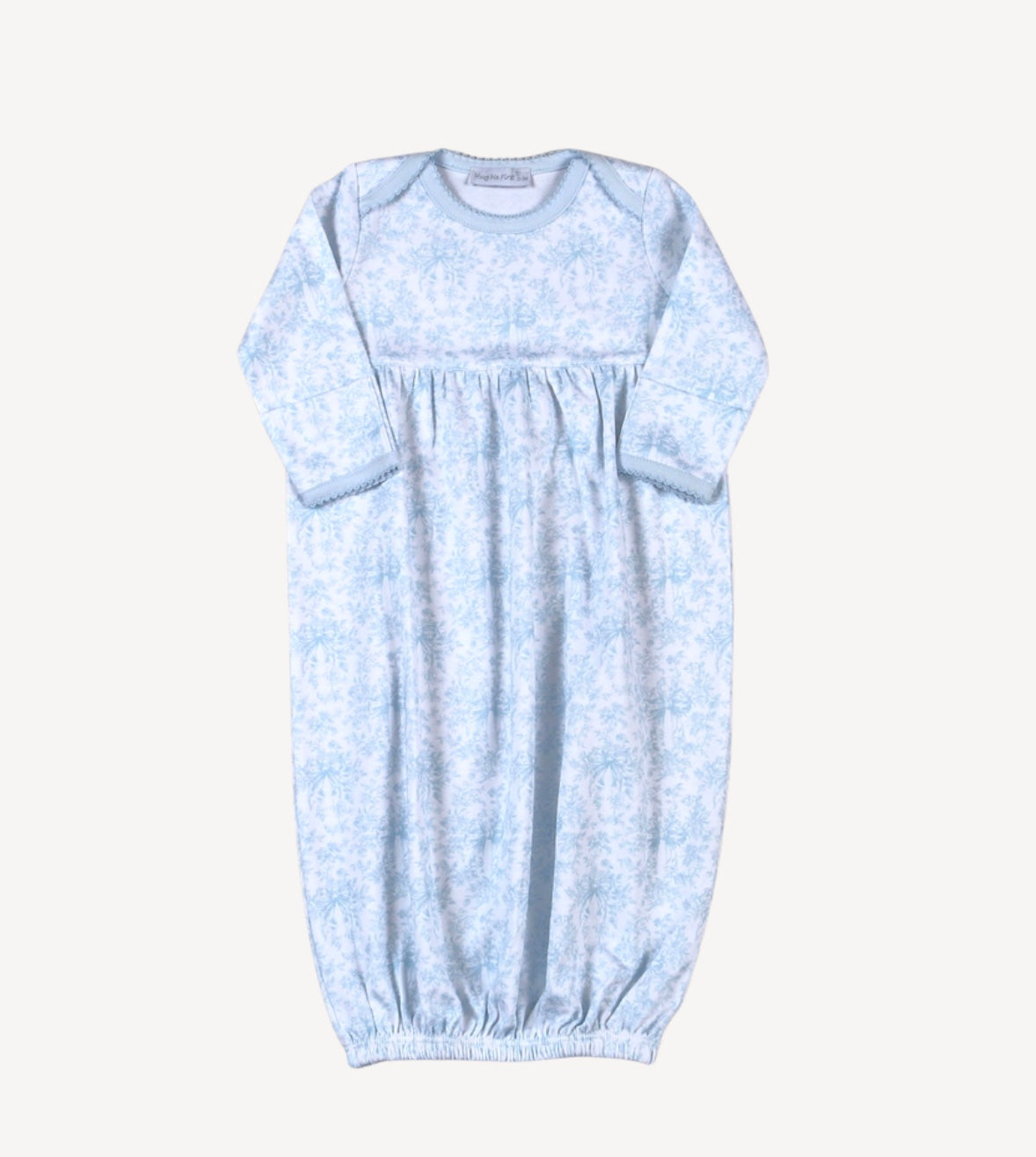 Sisi Blue Toile Gown