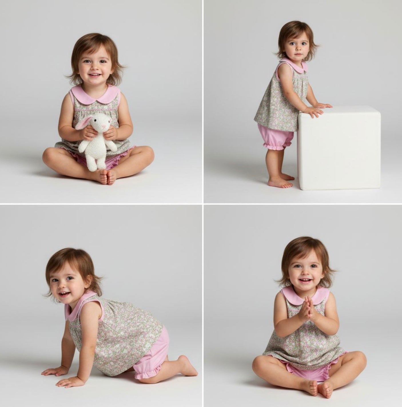 Eve Floral Bloomer Set