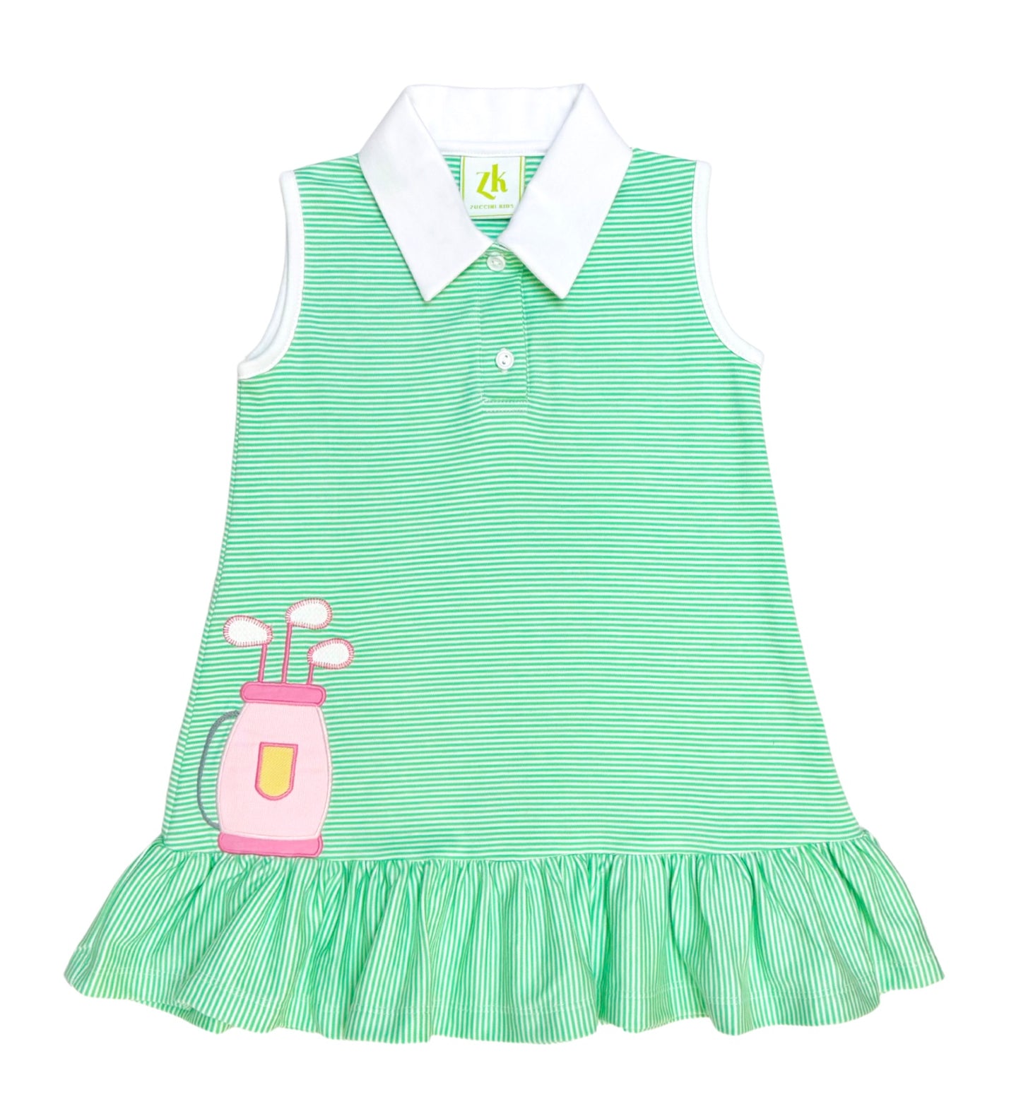 Adaline Green Golf Dress