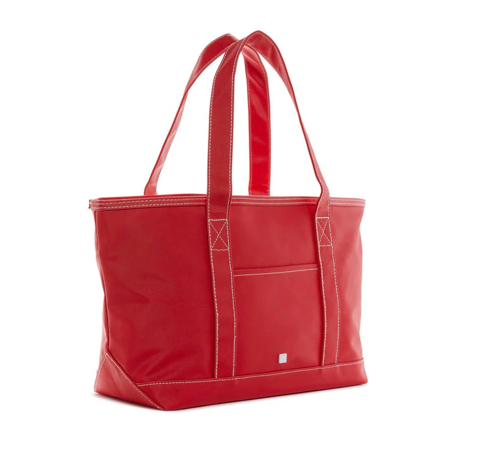 Canvas Tote Medium Bag - Red