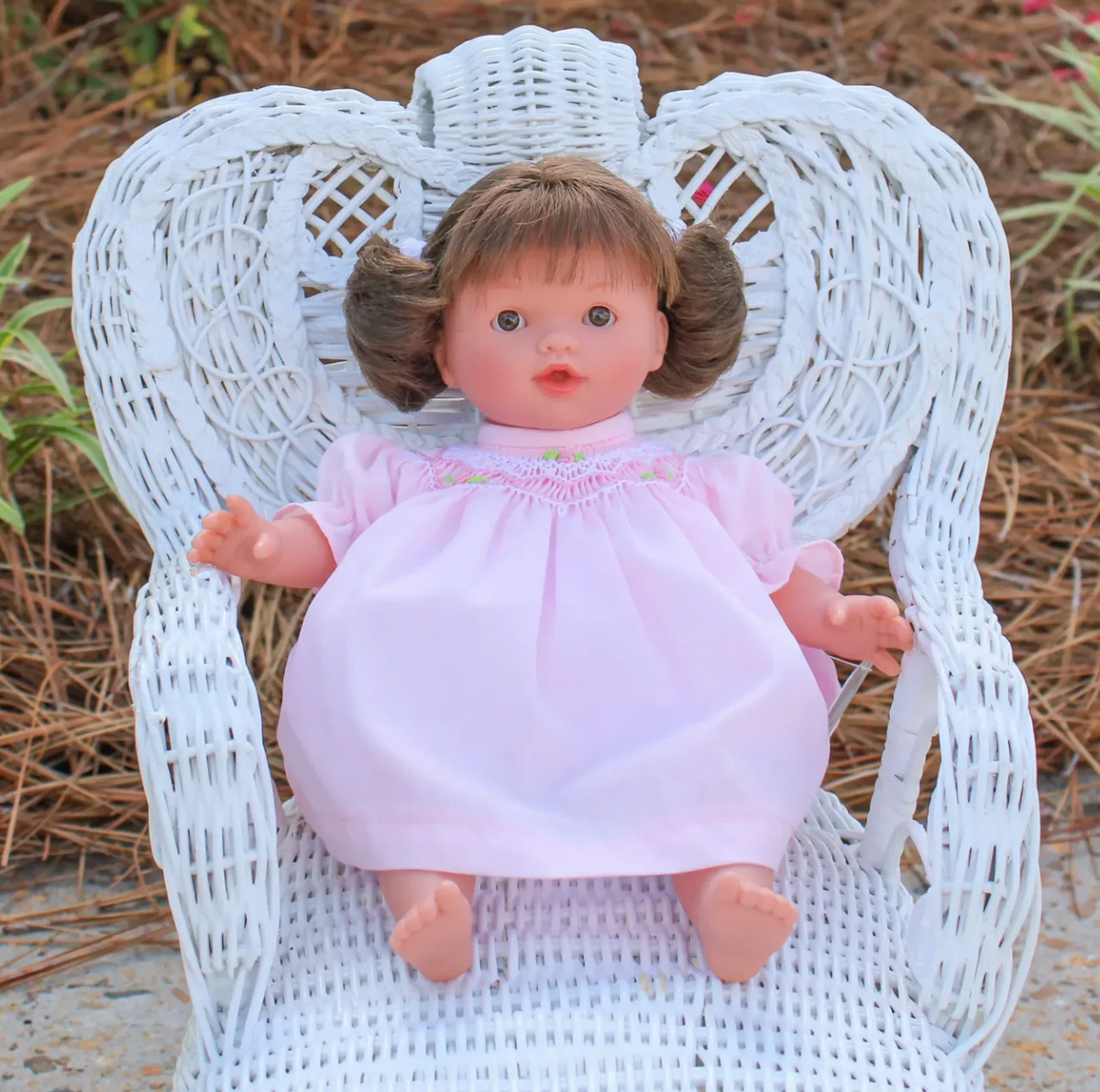 Rosalini Bella Doll Brunette Pink Dress