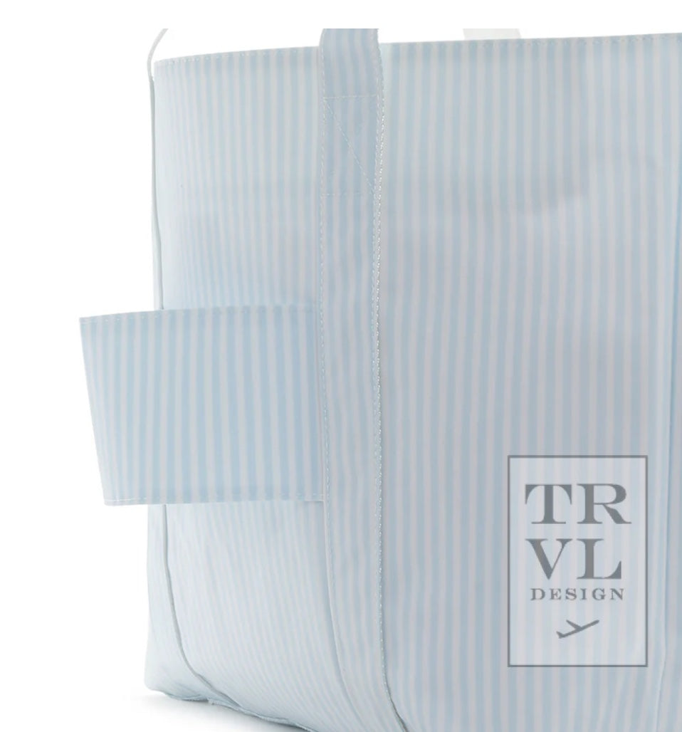 TRVL Jumbo Tote Pimlico Blue Stripe