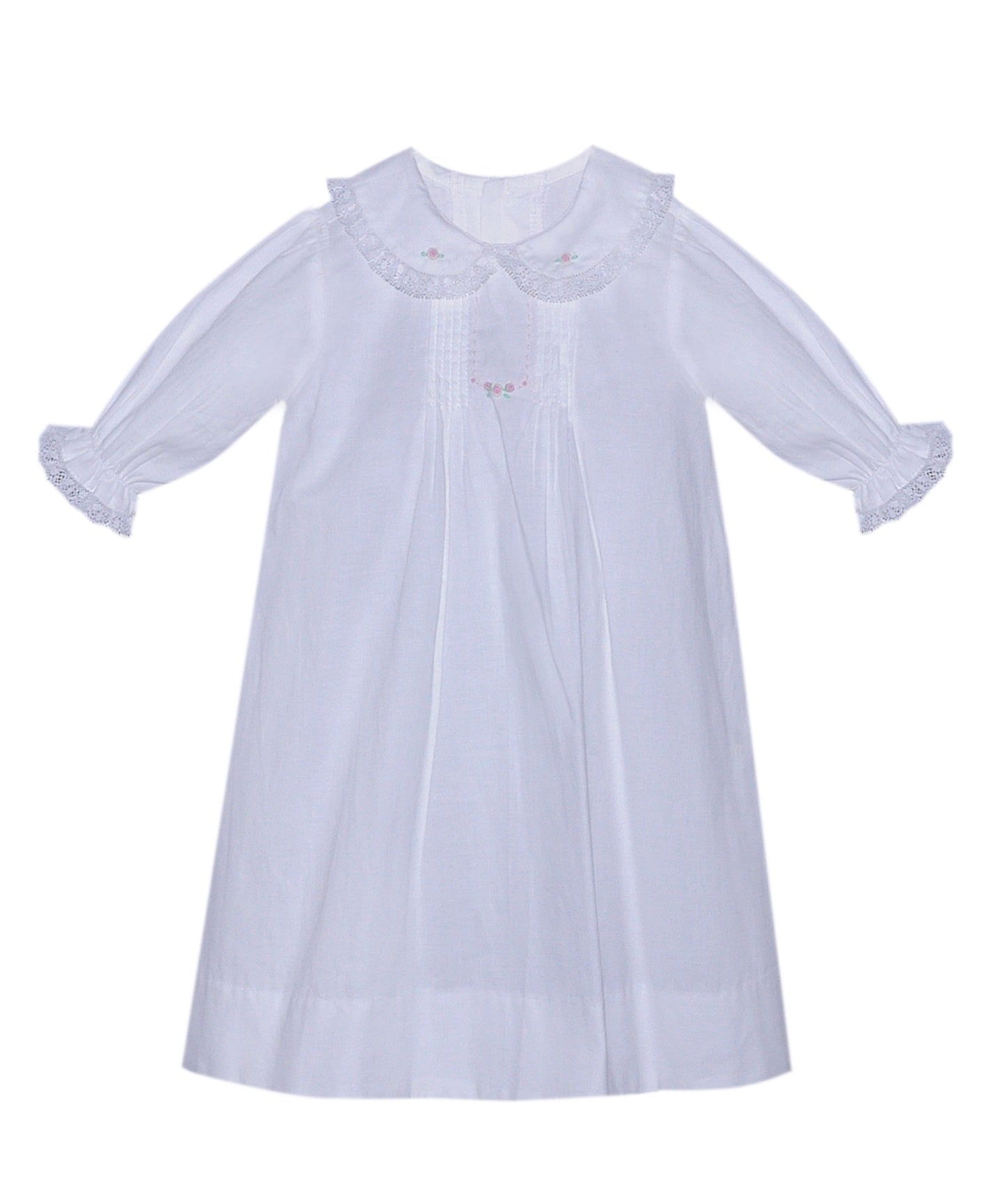 Logan's White LS Daygown